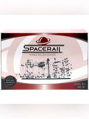 Spacerail Marble Roller Coaster Set - Red & White Box